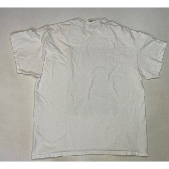 Tank Graphic T-shirt Women XL White Short Sleeve Music - Picture 3 of 5